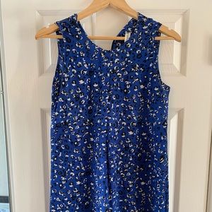 Amour Vert sample size leopard shift silk dress